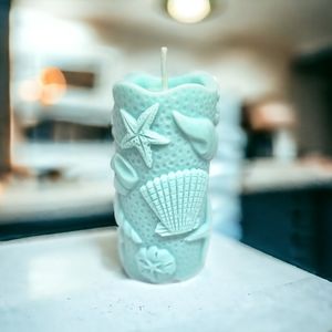 Sea Life Pillar Candle | Aquatic | Gifts | Ocean| Home Decor